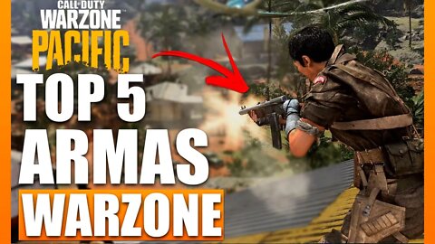 TOP 5 MELHORES CLASSES PARA AS MELHORES ARMAS DO WARZONE (PACÍFIC CALDEIRA COD VANGUARD)