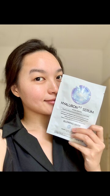 OOTD Glowing Hyaluron Serum Vegan Sheet Mask