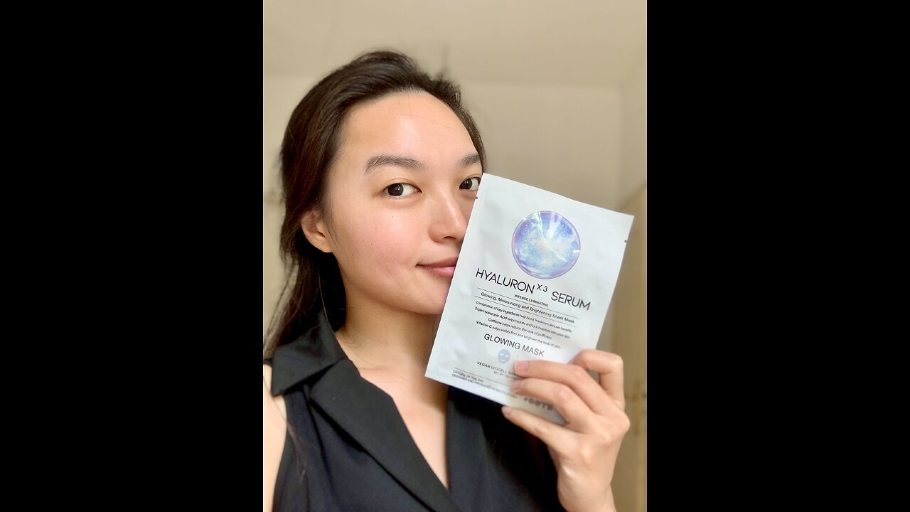 OOTD Glowing Hyaluron Serum Vegan Sheet Mask