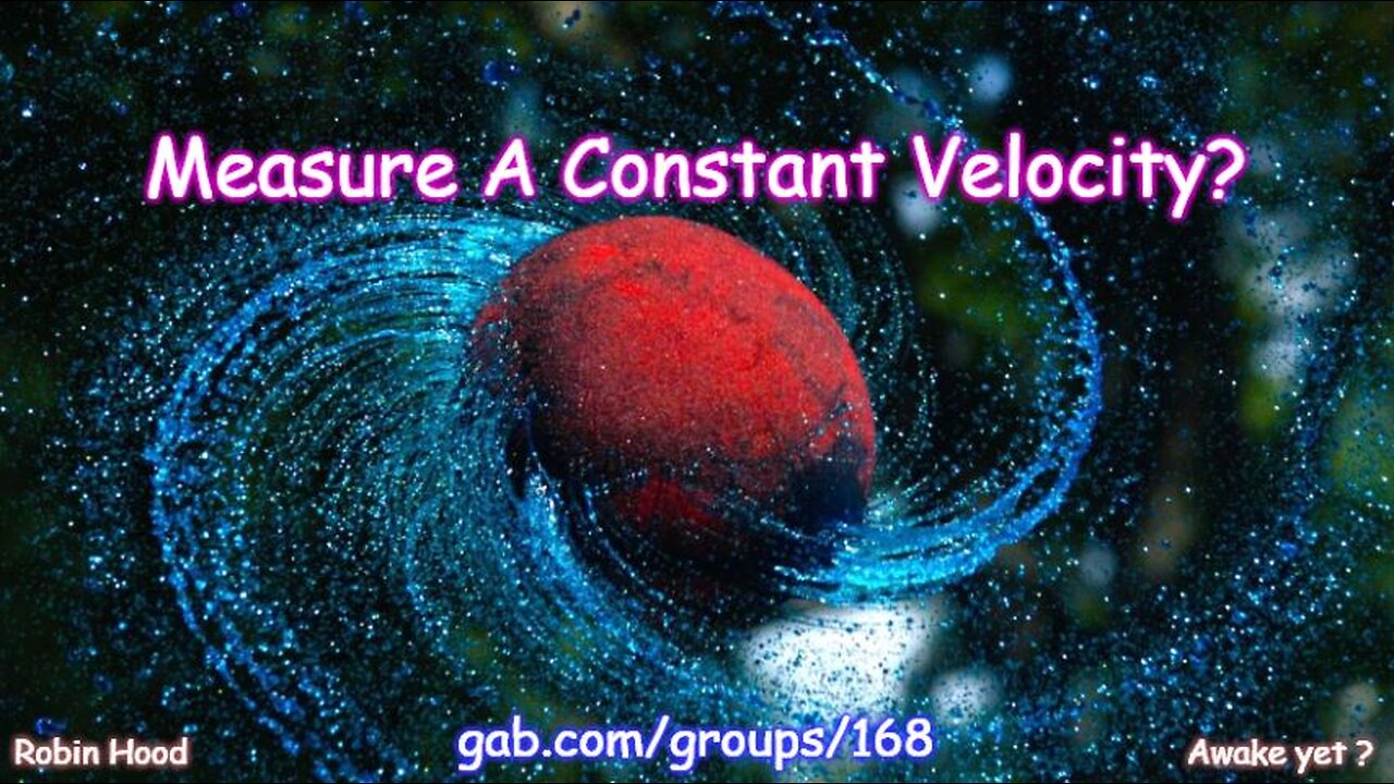 Measure A Constant Velocity?