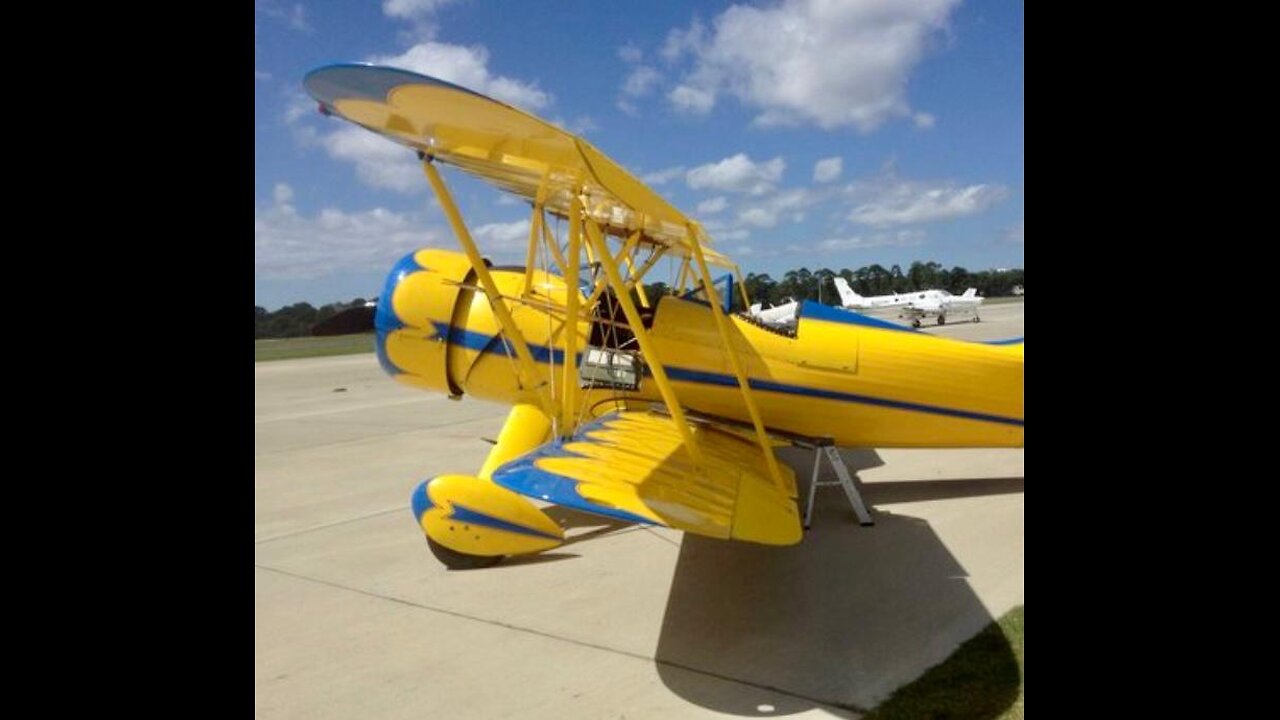 Waco UPF-7 Biplane ride over coastal Georgia's golden isles