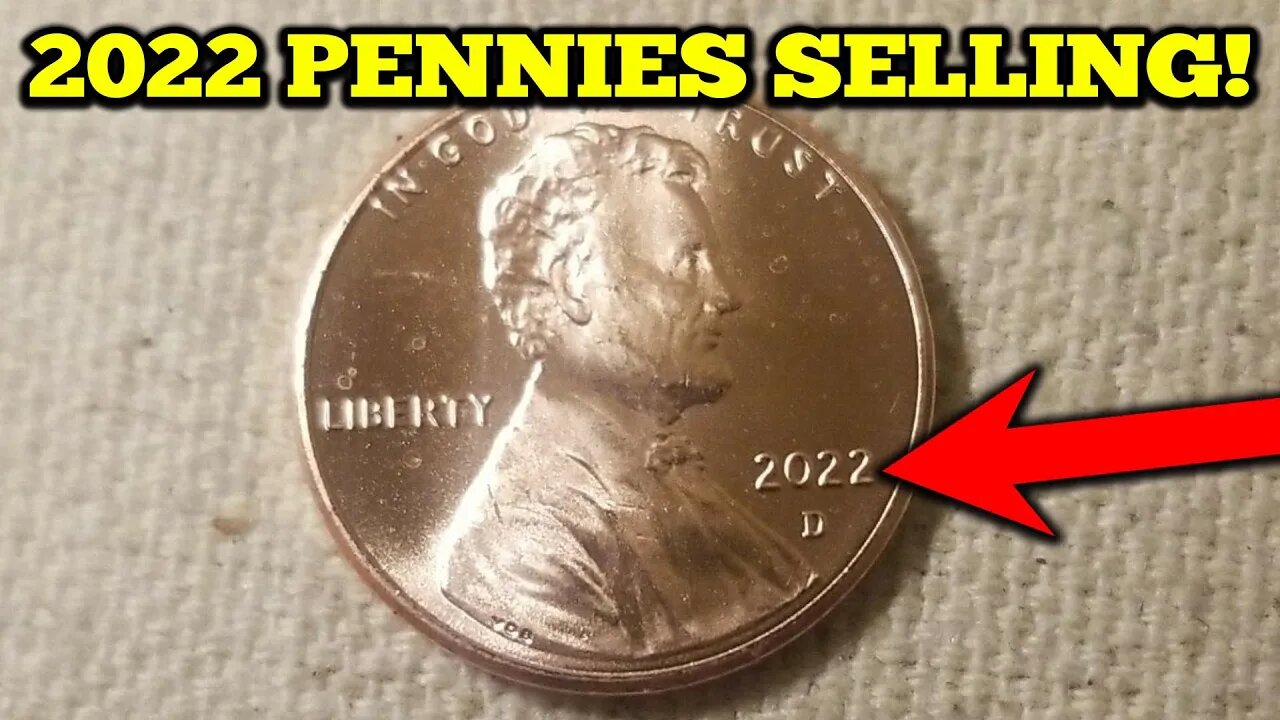 2022 Pennies are SELLING ONLINE! 2022 Penny Coins Worth Money!