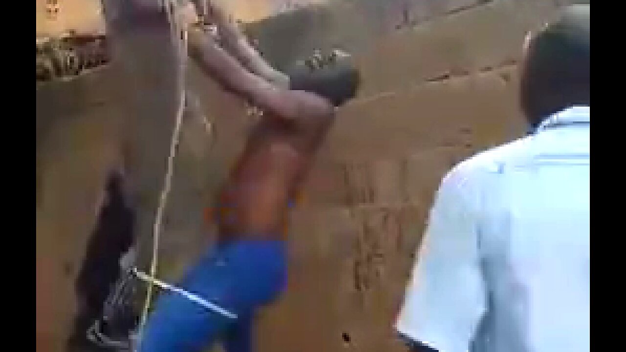 TIED UP BY HIS IN LAWS AND BEATEN FOR ALWAYS ASSAULTING HIS WIFE 😲