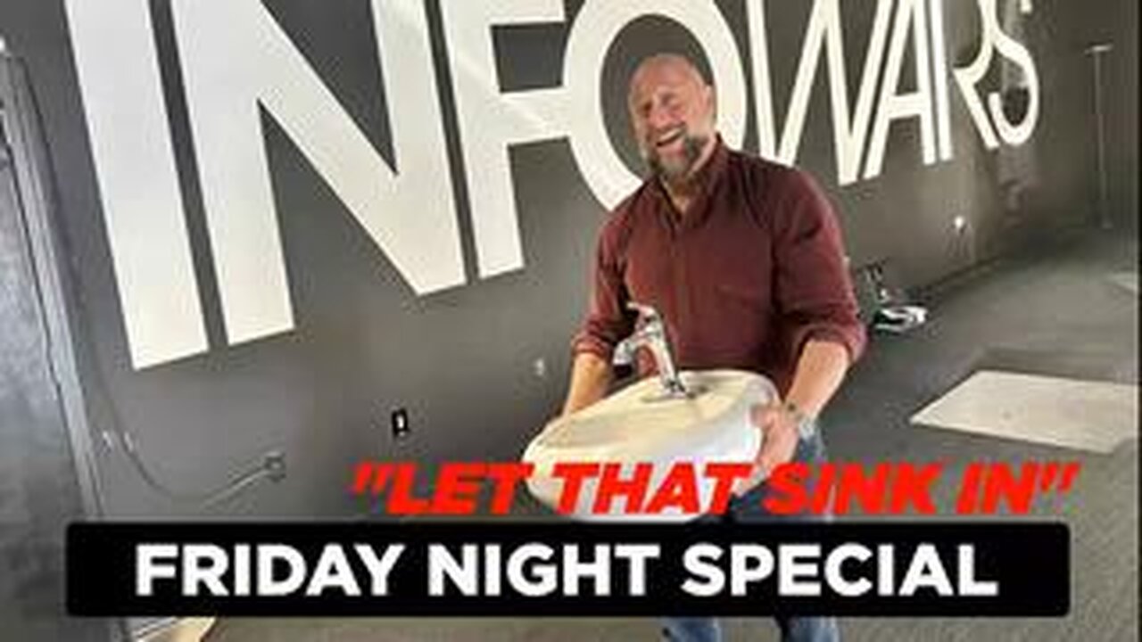 FRIDAY NIGHT SPECIAL 11/15/24 • ALEX JONES RETURNS TO INFOWARS’ HISTORIC STUDIOS