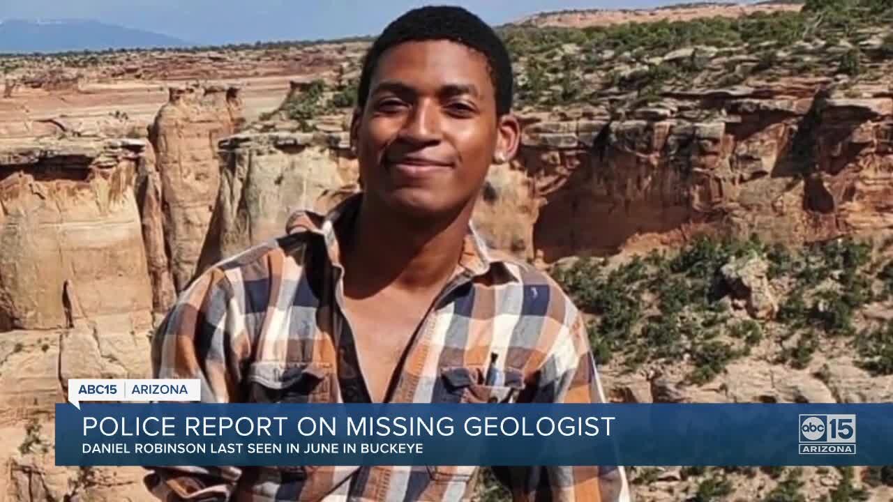 Police report released on missing geologist Daniel Robinson