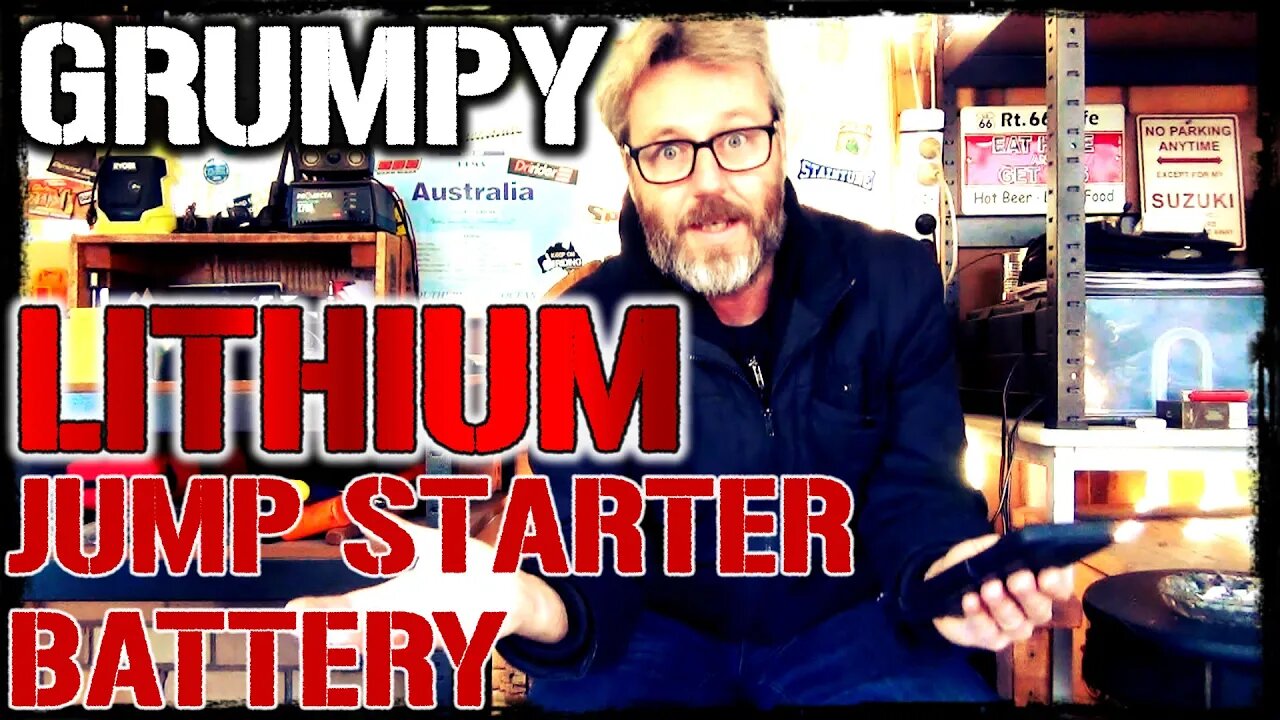 GRUMPY Motorcycle Lithium Jump Starter