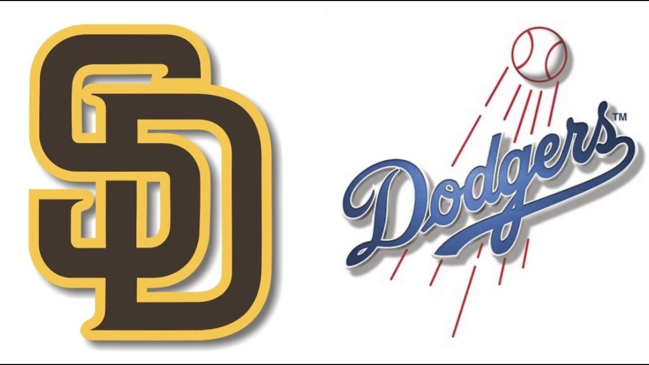 Padres @ Dodgers Game 1. MLB the Show 24.