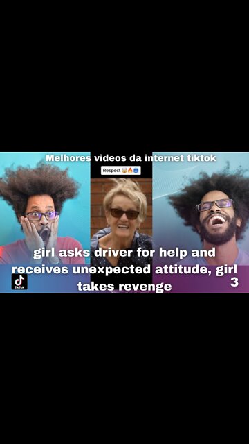 girl asks driver for help and receives unexpected attitude, girl takes revenge funny