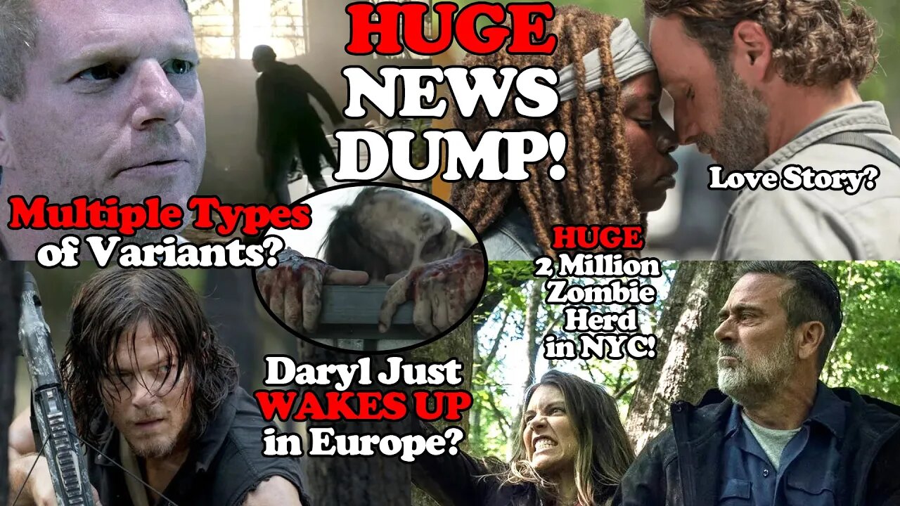 HUGE TWD News Dump! New Details on Variant Zombies, Maggie/Negan Series and the Final Season!