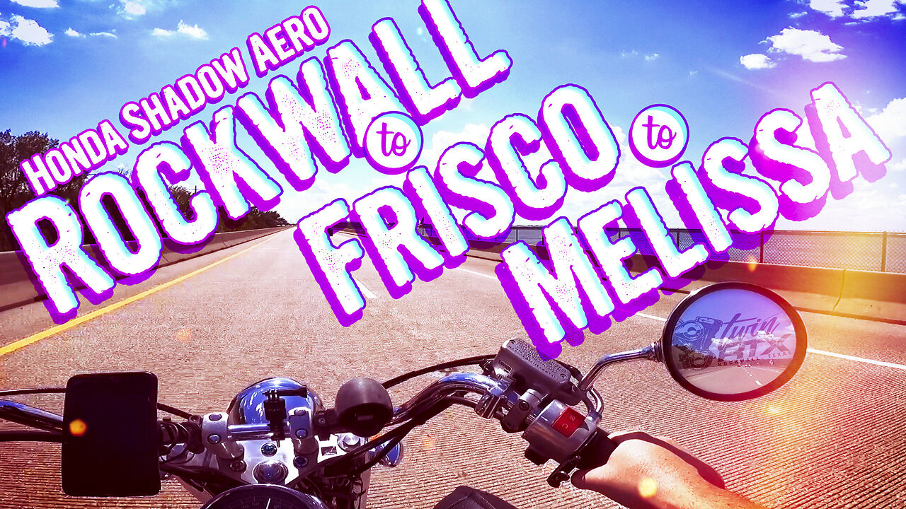 Interstate Riding on the NTAA PGBT | Honda Shadow Aero VT750CS | Rockwall to Frisco to Melissa