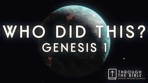 Who Did This? Genesis 1 by Shane Idleman