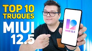 TOP 10 Dicas & Truques para a MIUI 12.5