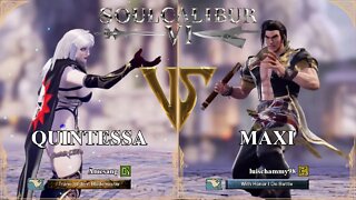 Quintessa (Âmesang) VS Maxi (luischammy98) (SoulCalibur™ VI: Online)