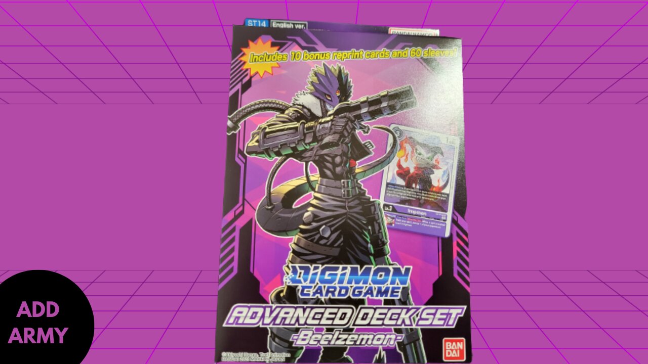 Digimon Card Game: Opening the Beelzemon Advanced Deck Set