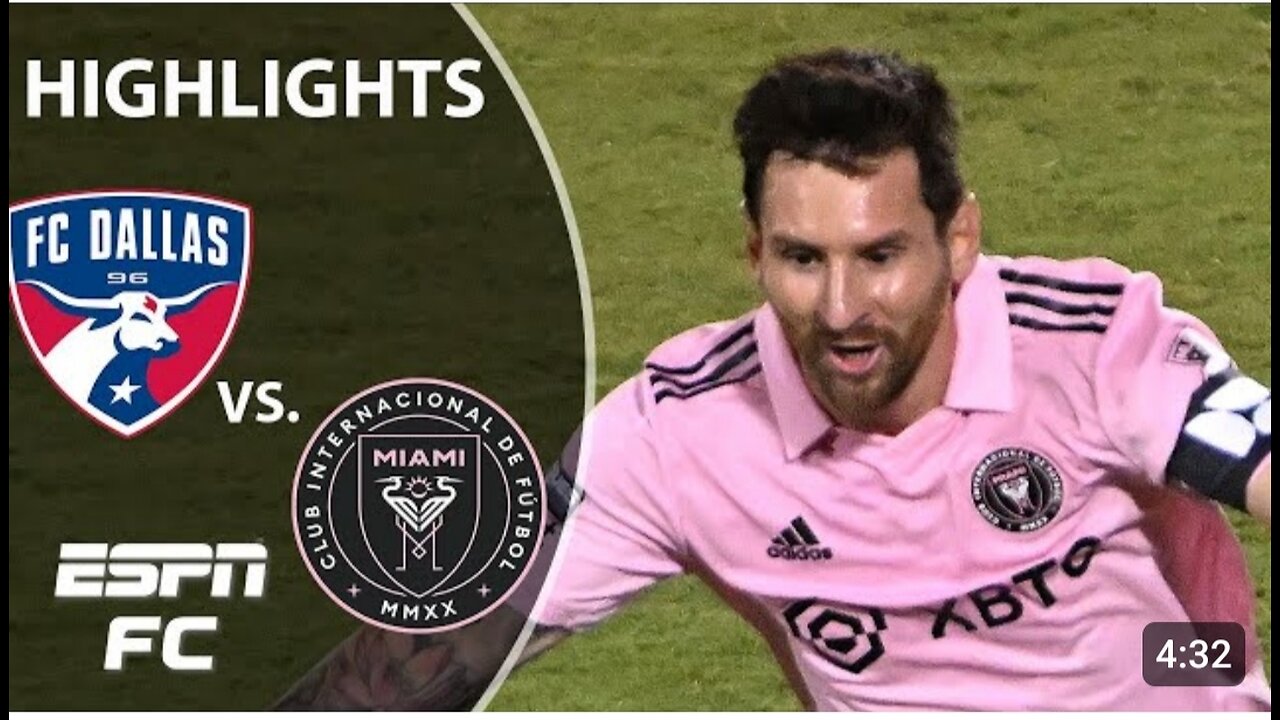 Lionel Messi HIGHLIGHTS from Inter Miami’s MAGICAL win over FC Dallas | Leagues Cup | ESPN FC