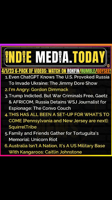 4/1: Even ChatGPT Knows The U.S. Provoked Russia To Invade Ukraine | I'm Angry +