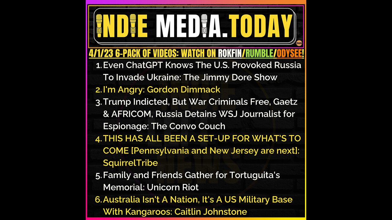 4/1: Even ChatGPT Knows The U.S. Provoked Russia To Invade Ukraine | I'm Angry +