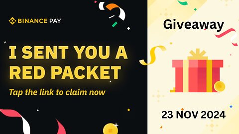Binance Red Packet code Today Claim NOT TON TRX USDT BTC Red packet code 23 Nov 2024