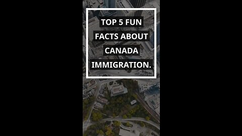 TOP 5 FUN FACTS ABOUT CANADA 🇨🇦 IMMIGRATION. #skinforms #facts #shorts