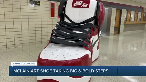 McLain 'art shoe' aiming for sneakerhead stardom