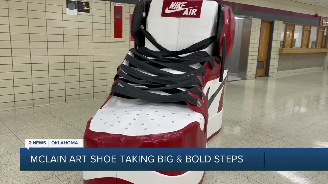 McLain 'art shoe' aiming for sneakerhead stardom