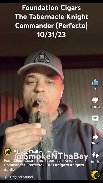 Foundation Cigars The Tabernacle Knight Commander (Perfecto) 10/31 #cigars #cigars #sntb #Shorts