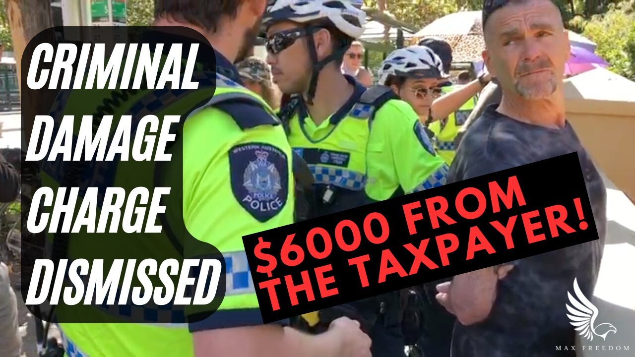 CRIMINAL DAMAGE CHARGE DISMISSED! $6000 for a mark on a wall! (THE UMBRELLA PEOPLE)