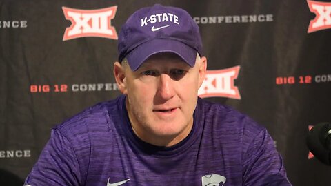 Kansas State Football | Chris Klieman Postgame Press Conference | K-State 25, Texas Tech 24