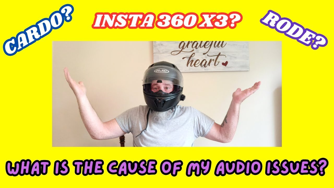 Audio issues - Cardo? Insta360 X3? Rode?