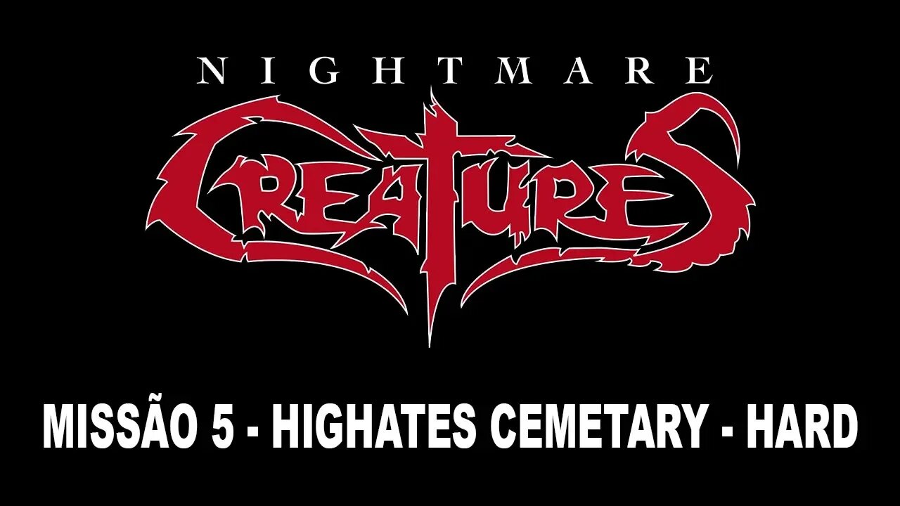 [PS1] - Nightmare Creatures - [Missão 5 - Highates Cemetary] - Dificuldade Hard - [HD]