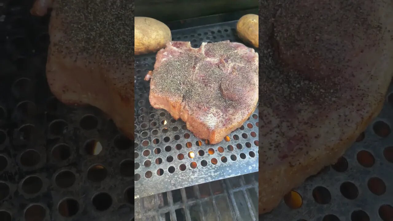 Steak Time on the Grill #cooking #food #steak