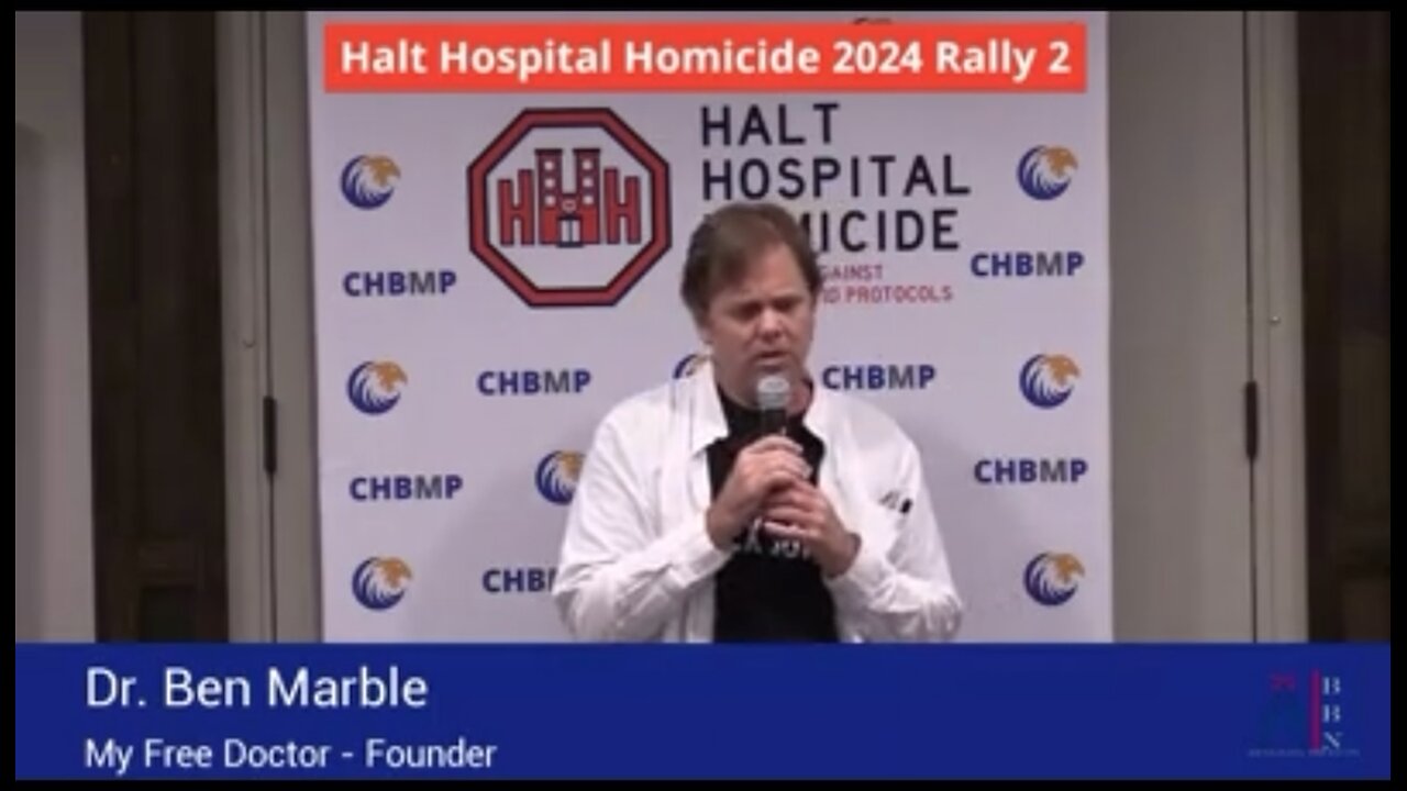 Halt Hospital Homicide speech by Ben Marble, M.D.