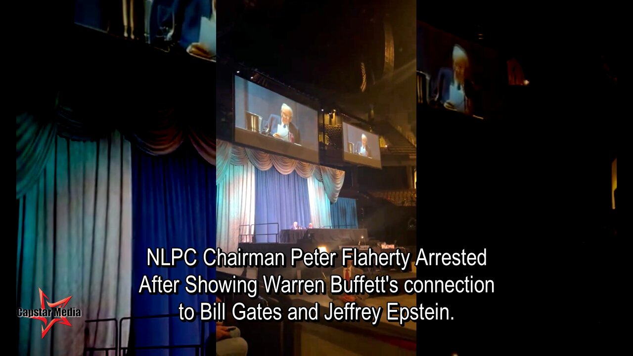 Flaherty Arrested After Connecting Buffet to Gates and Epstein! (Full Speech at End of Video)