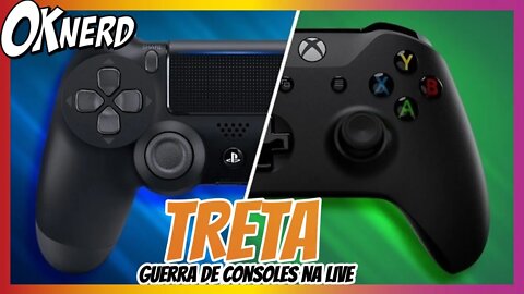 TRETA NA LIVE GUERRA DE CONSOLE