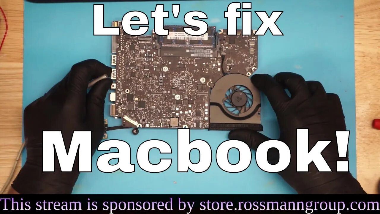 Louis fills a hole to make Macbook Chooch