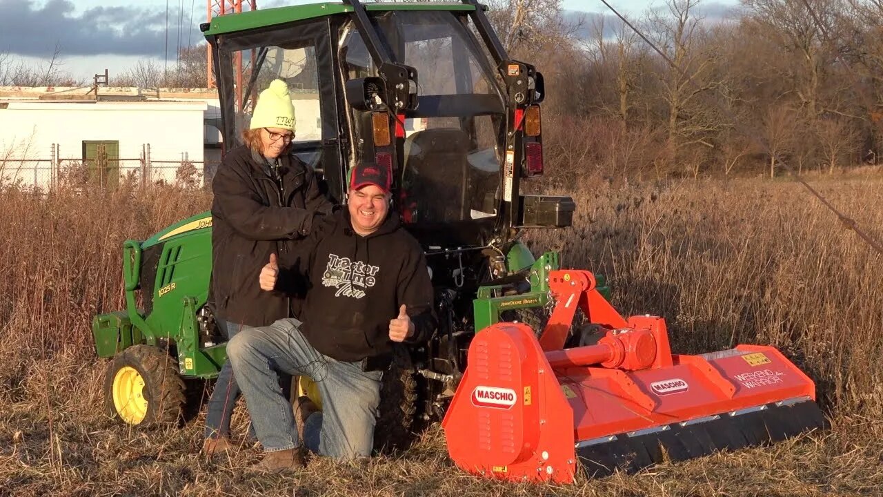 61" Fixed Flail Mower! WILL IT WORK on Subcompact Tractor?