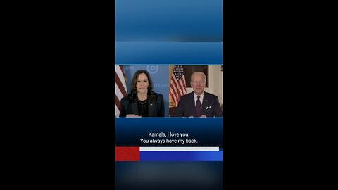 Biden shows 'tremendous love' for Harris