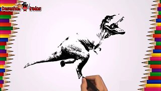 Como Desenhar Tiranossauro Rex | How to Draw Tyrannosaurus Rex | Desenhos Irados Nº 29| 2021