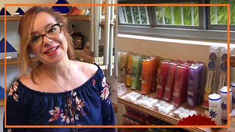 Velas aromáticas e velas para rituais