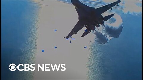 U.S. releases video of Russian jet striking drone; Bakhmut battle in Ukraine rages on