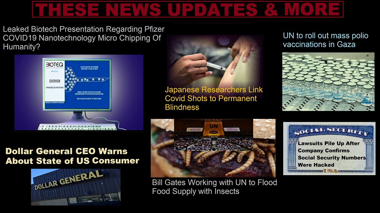 Leaked Biotech Presentation Re: Pfizer, UN Roll Out Mass Polio VAX In Gaza, & Much More!