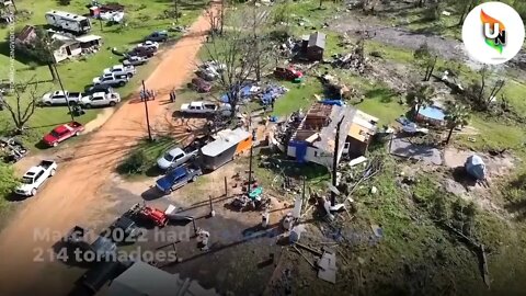 A Texas principal runs down a hall moments before a tornado tears through.