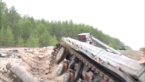 The road to Severodonetsk is littered with abandoned and destroyed Ukrainian equipment