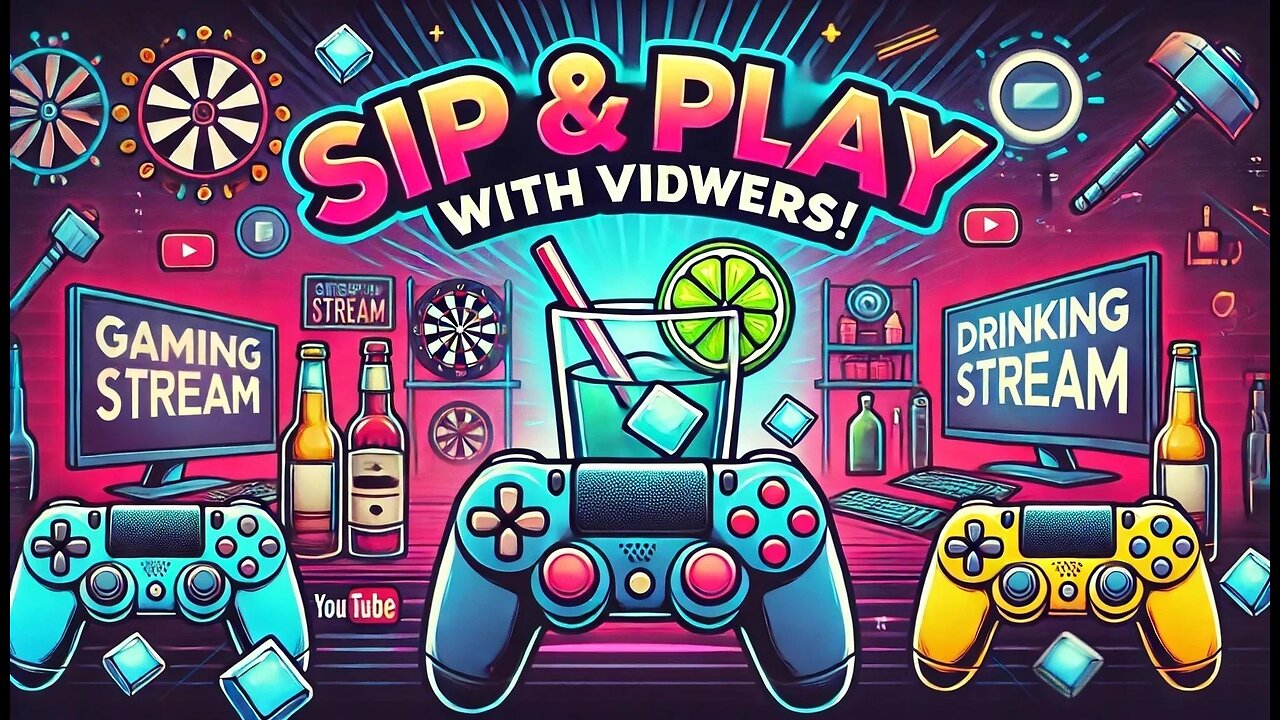 Drink, Laugh, Repeat – Viewer Game Night! 🍹👾