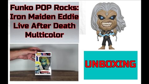 Unboxing Live After Death Eddie Pretty Cool - Funko Pop Rocks