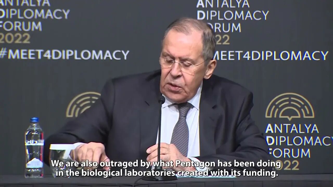 Russia's FM Sergey Lavrov Speaks On The Special Military Operation In Ukraine & Us-Funded Bio-Lab