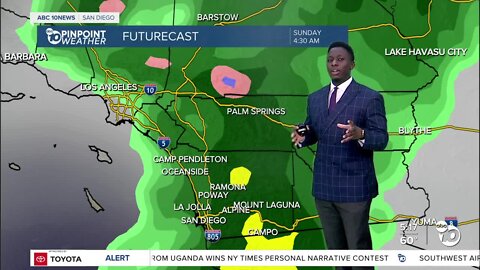 ABC 10News Pinpoint Weather with Weather Anchor Moses Small