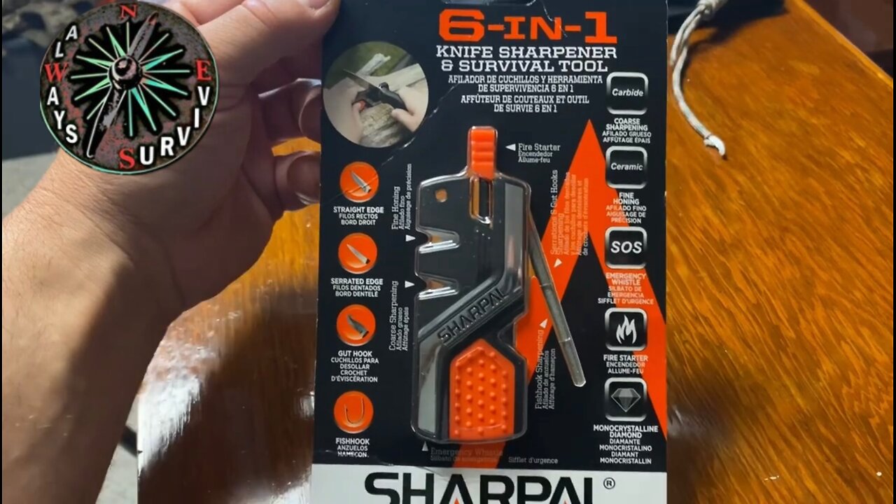 Sharpal 6 in 1 Survival Tool