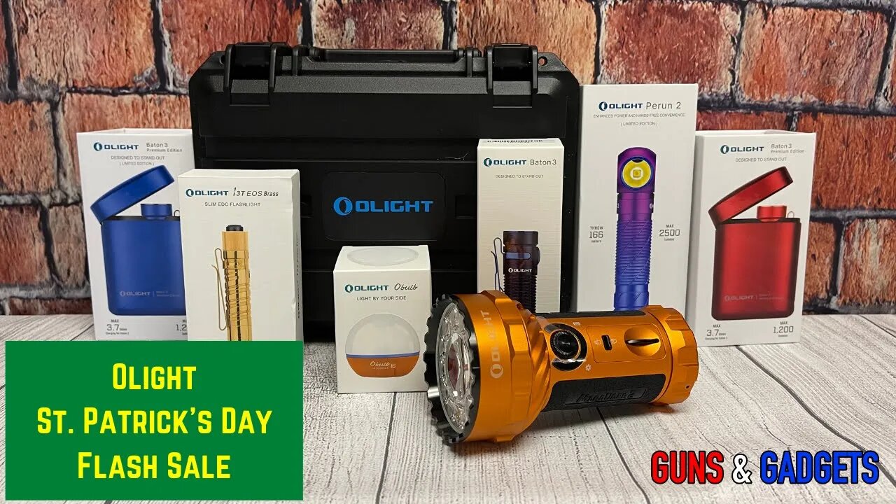 Olight St Patrick's Day Flash Sale