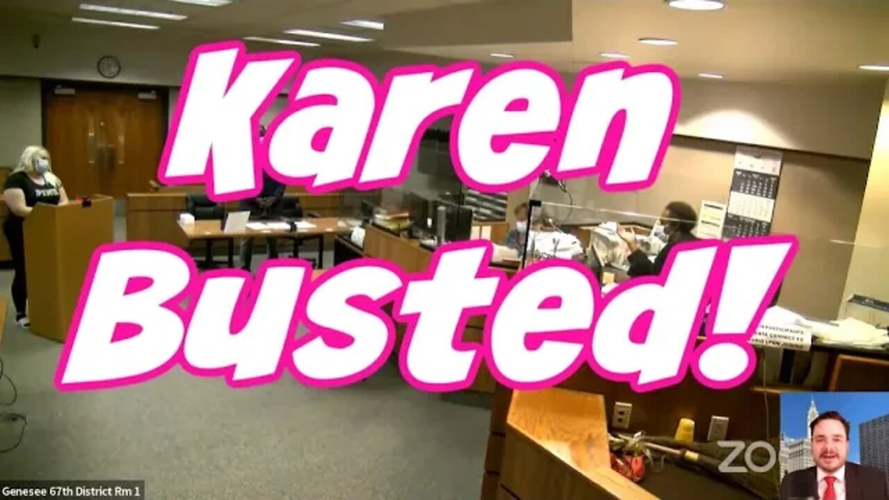 Wild Court Moments #123 Karen Tenant Busted!